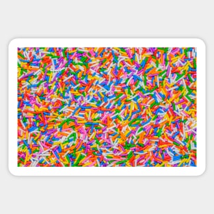 Colorful Candy Sprinkles Photograph Sticker